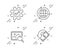 Search photo, Service and Globe icons set. Cashback sign. Find image, Cogwheel gear, Internet world. Vector