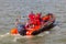 Search And Rescue demonstration during the World Harbor Days in Rotterdam. The Netherlands - September 8, 2012