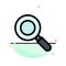 Search, Research, Find Abstract Flat Color Icon Template