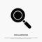 Search, Research, Find solid Glyph Icon vector