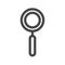 Search Thin Line Vector Icon