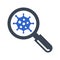 Search virus icon