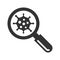 Search virus icon