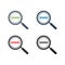 Search Website Icon Set.