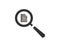 Searching documents icons vector image