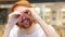 Searching Funny Redhead Beard Man, Handmade EyeWears