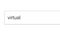 Searching for virtual experience in search bar screen view. Online network website search box. searching the world wide web intern
