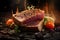 Seared tuna steak healthy food background