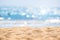Seascape abstract beach background.