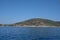 Seascape with astronomical observatory in the cabbage islands isola dei cavoli Cagliari Sardinia