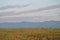 Seascape. Beautiful lake shore. Gentle clouds and blue water surface. Bukhtarma reservoir.