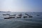 Seascape with boats at Guanabara bay, Rio