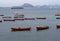 Seascape with boats at Guanabara bay, Rio