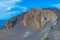 Seascape of Capelinhos volcano at Faial island, Azores, Portugal