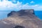 Seascape of Capelinhos volcano at Faial island, Azores, Portugal