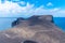 Seascape of Capelinhos volcano at Faial island, Azores, Portugal