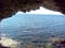 Seascape cave wild