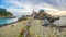 Seascape with Church of St Peter in Porto Venere, Italy