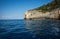 Seascape, cliffs and beaches on the island of Paxi, Greece