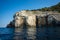 Seascape, cliffs and beaches on the island of Paxi, Greece