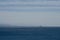 seascape on the horizon silhouette of a ship