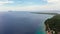 Seascape with islands, aerial view. Sogod Bay, Leyte Island, Philippines.