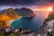 Seascape of Lofoten islands