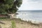 Seascape of Mikri Elia beach at Sithonia peninsula, Chalkidiki, Central M