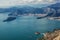 Seascape Montenegro. Mountains and islands.