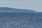 Seascape of mountain Balkan with Cape Emine on the Black Sea near by town Nessebar