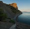 Seascape with mountains, Crimea