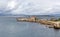 Seascape Punta Cabalo lighthouse, Rias baixas, Galicia, Spain