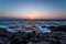 Seascape rock beach in Sinop,Turkey