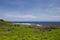 Seascape and rock cape in okinawa islands