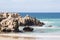 Seascape: rocky outcrop at Plettenberg Bay South Africa
