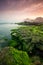 Seascape in Salalah Khareef monsoon season