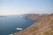 Seascape Santorini port sunny day