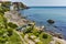 Seascape of Sozopol town and black sea, Bulgaria