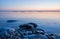 Seascape stones in water