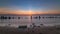 Seascape sunset from Sandy Hook New Jersey