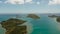 Seascape with tropical islands and lagoons., Philippines, Palawan