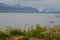 Seascape in the Ultima Esperanza Inlet from Puerto Natales.