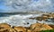 Seascape view in Vila Nova de Gaia