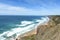 Seascape from the viewpoint of Castelejo, view of Cordoama beach, Vila do Bispo, Algarve, Portugal