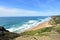 Seascape from the viewpoint of Castelejo, view of Cordoama beach, Vila do Bispo, Algarve, Portugal