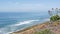 Seascape vista point, Del Mar Torrey Pines, California coast USA. Ocean tide, blue sea wave overlook