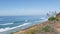 Seascape vista point, Del Mar Torrey Pines, California coast USA. Ocean tide, blue sea wave overlook