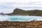 Seascape on a windy day at Pointe des Chateaux in Guadeloupe