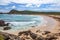 Seascape on a windy day at Pointe des Chateaux in Guadeloupe