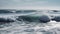 Seascapes ocean waves horizon three generative AI